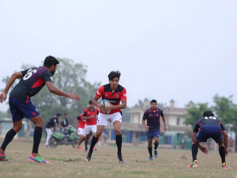 Patna Rugby Punishers Game Action